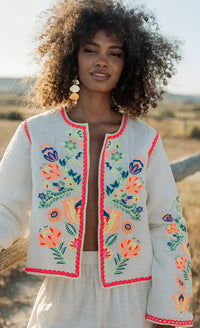 Veste brodée CARMEN