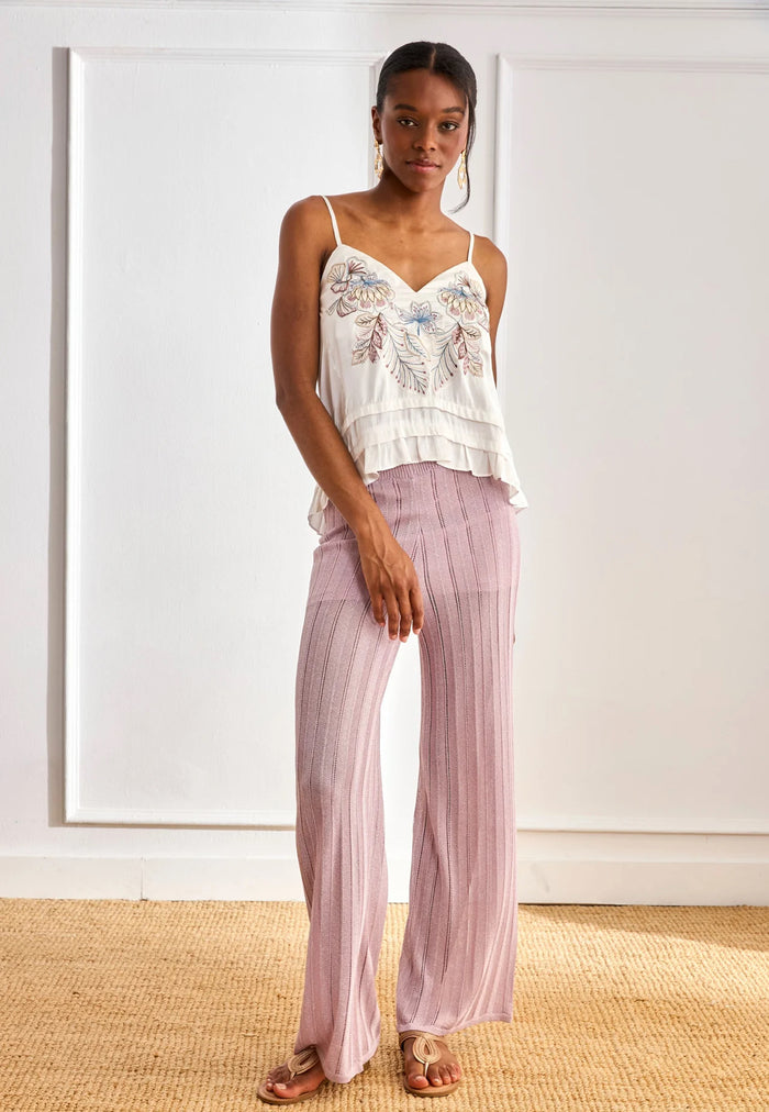 
top bohème à volants
