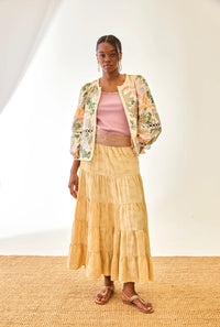 Veste VAREN – Esprit bohème brodé & sequins délicats