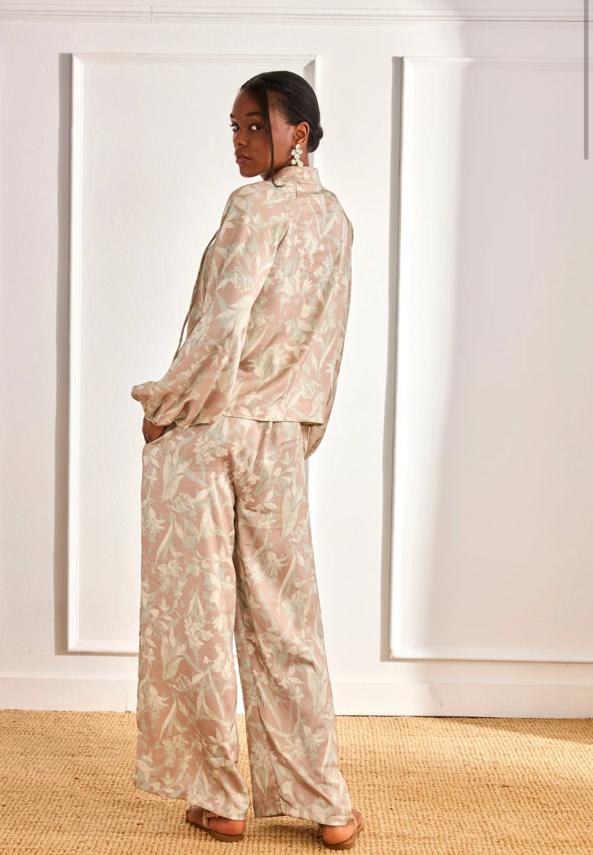 Blouse LONI – Imprimé floral bohème