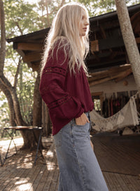 Blouse SIMONE Grenat