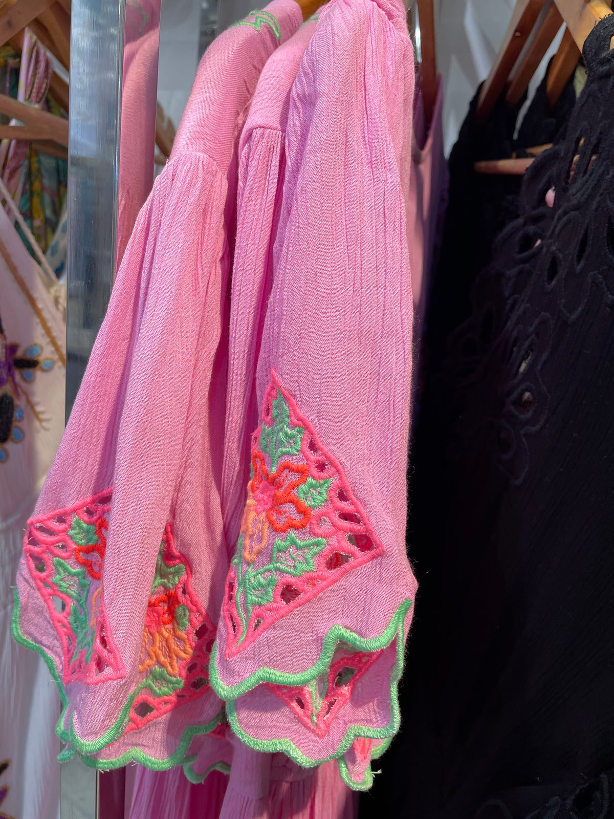 Robe Bohème Longue PALOMA PINK