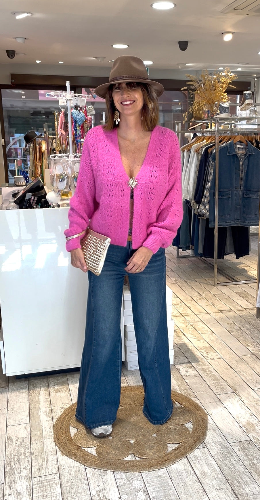 Gilet ISADORA Rose