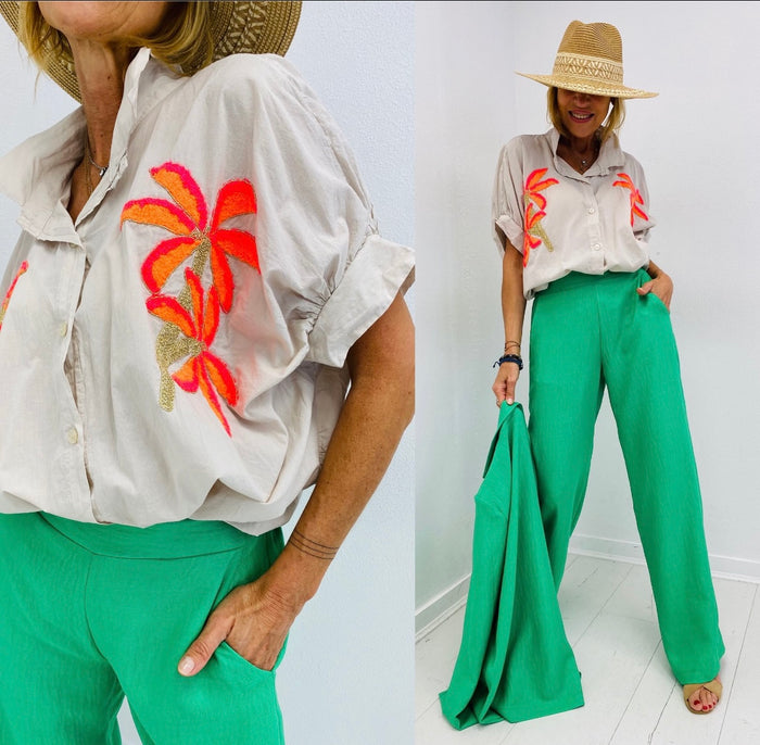 Pantalon LINA vert