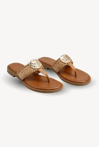 Sandales Orlando – Entredoigt Bohème & Détail Doré