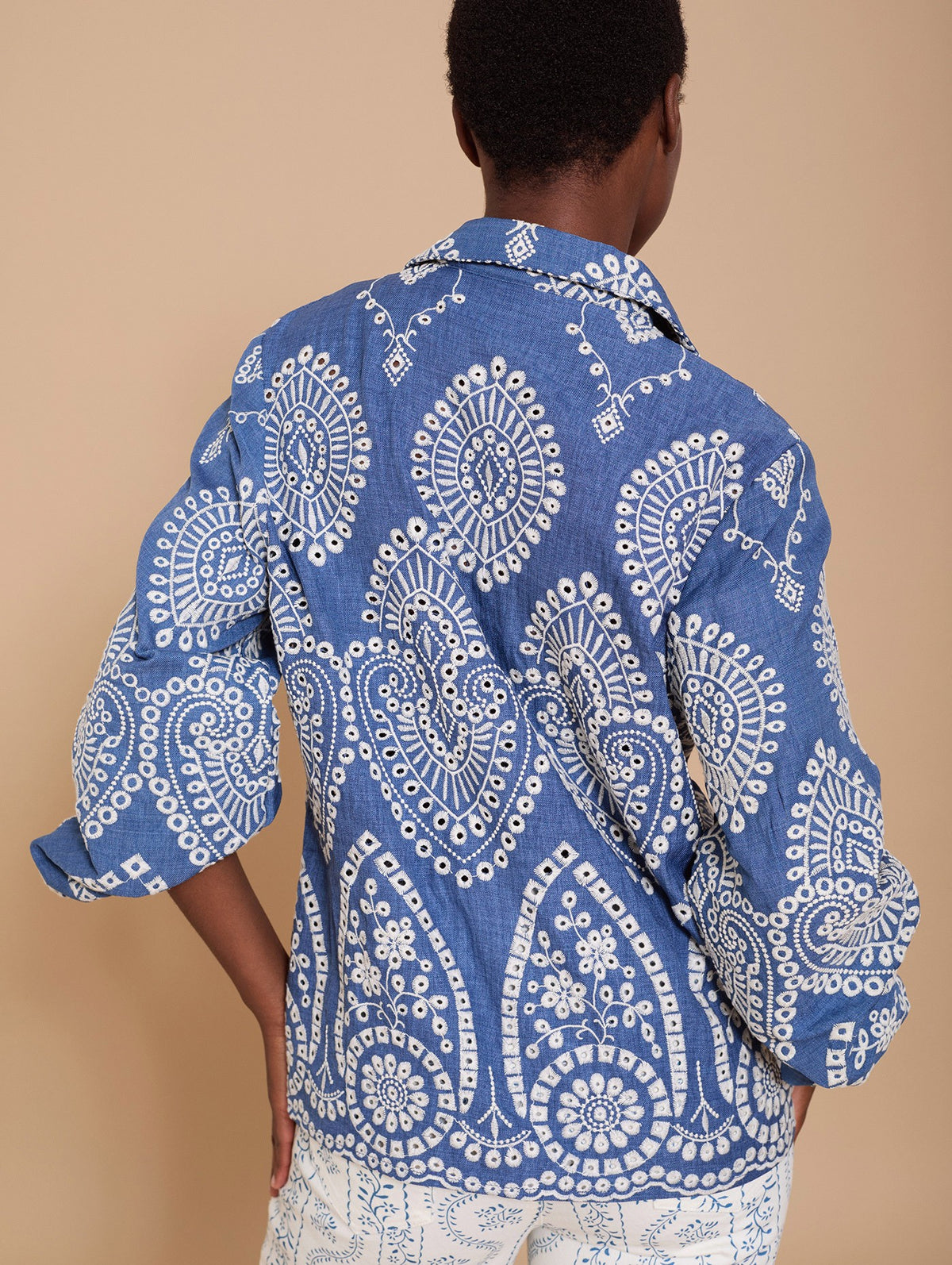 Blouse bleue ELOÏSE