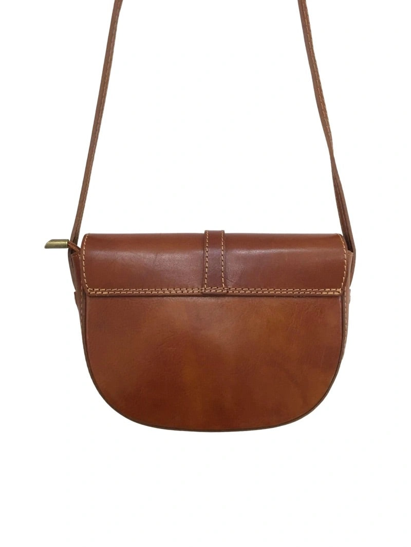 Sac JOLLY en cuir camel