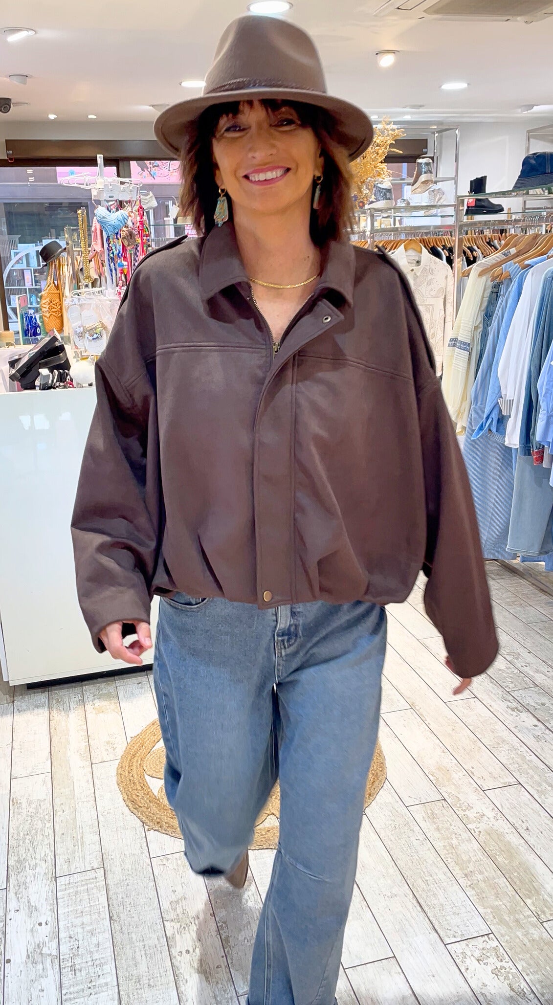 Veste ANDIE Choco