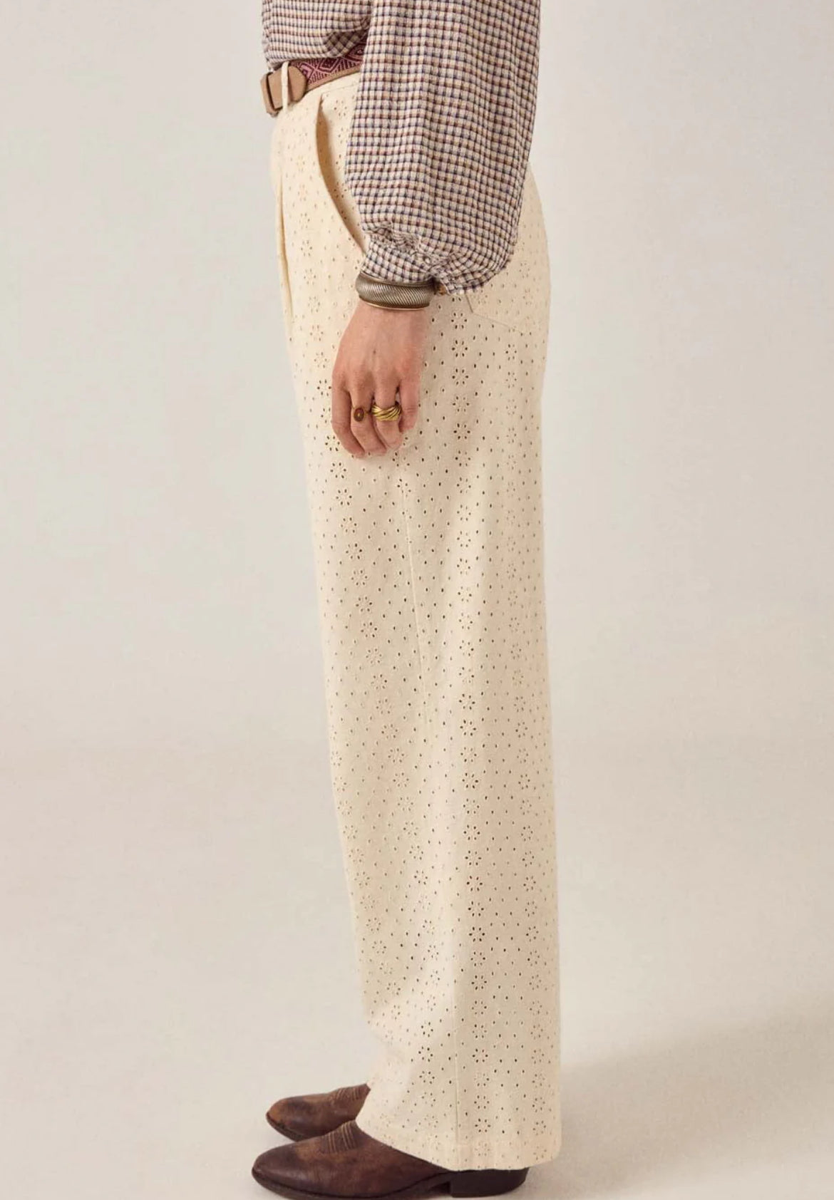 Pantalon Théodore écru
