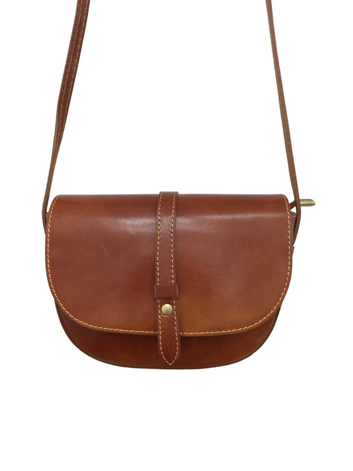 Sac JOLLY en cuir camel