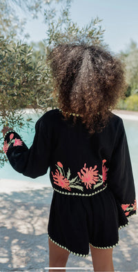Short Bohème Brodé LUMA Black