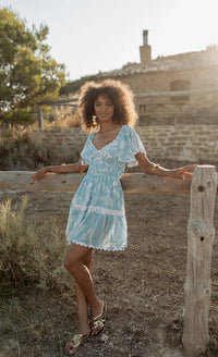 Robe Céleste Bohème