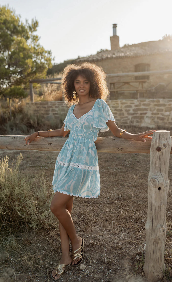 Robe Céleste Bohème