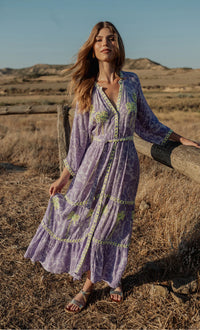 Robe longue bohème LAVANDEA