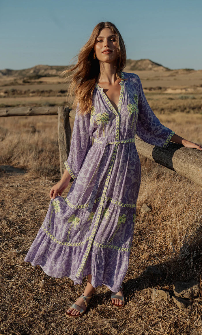 Robe longue bohème LAVANDEA