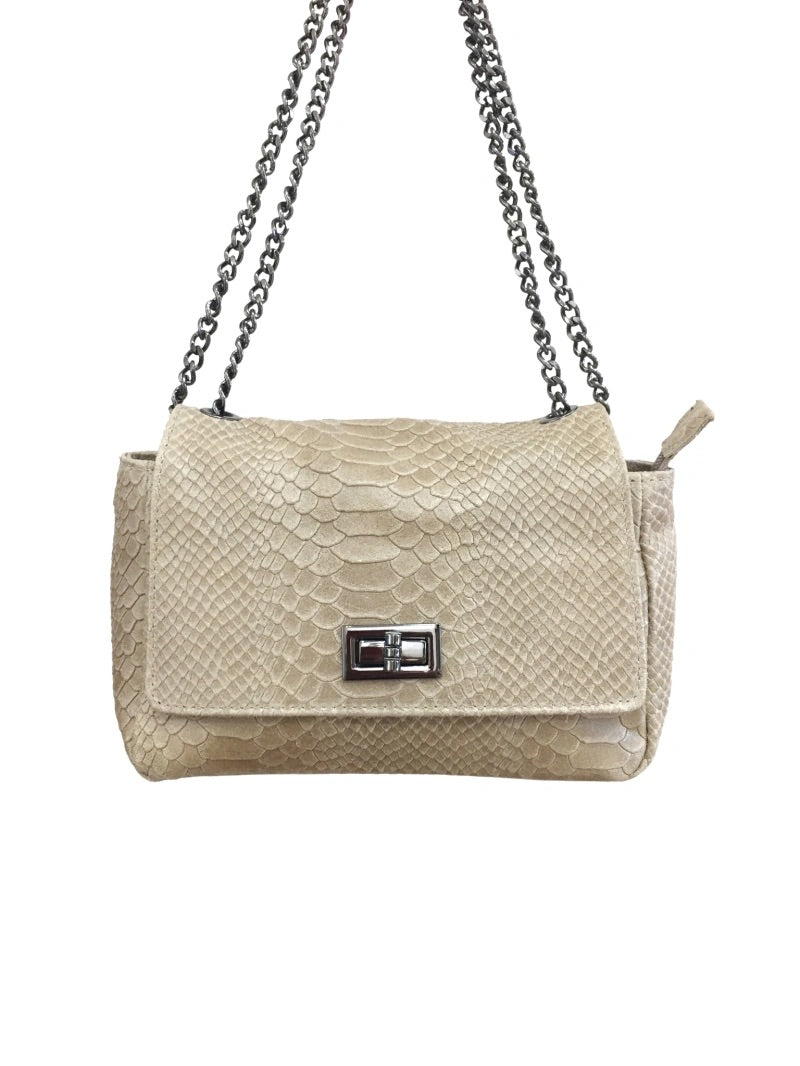 Sac en cuir Sophia beige