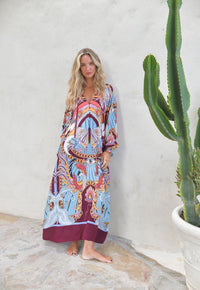 robe bohème imprimée femme