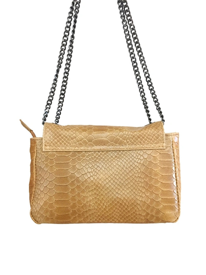 Sac en cuir Sophia camel