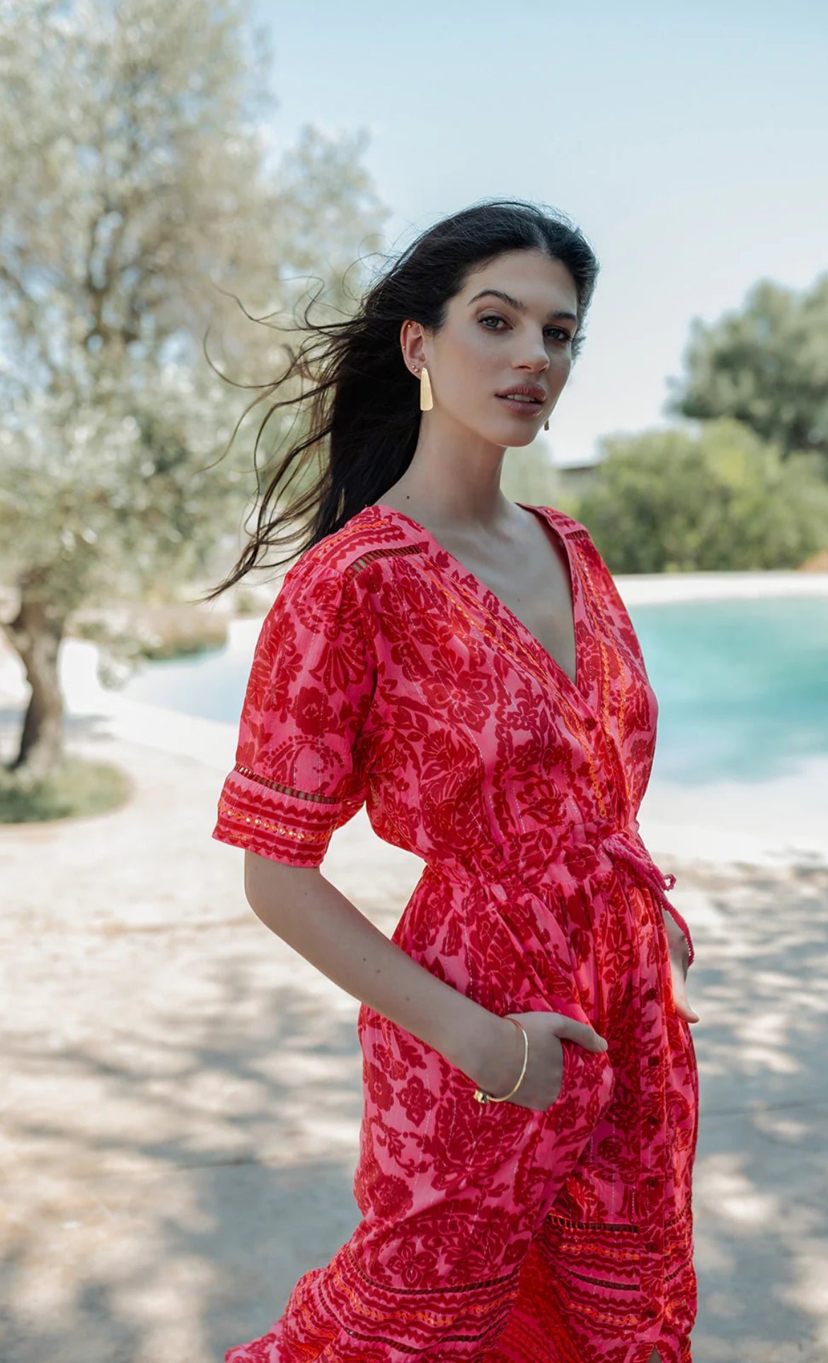 Robe longue bohème RIVA SUN