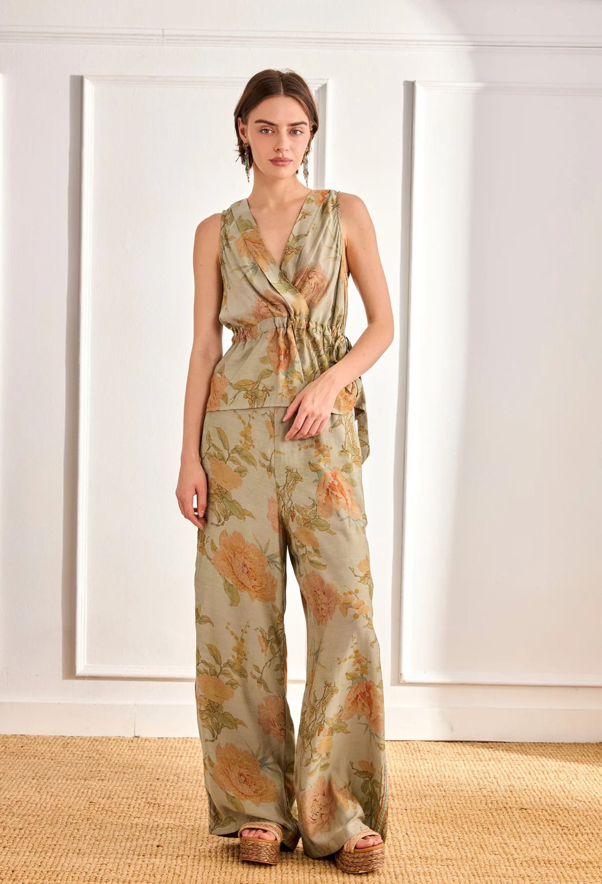 	Top bohème décolleté croisé
