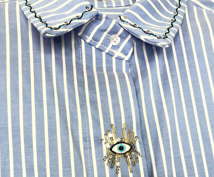 Chemise Blue vision