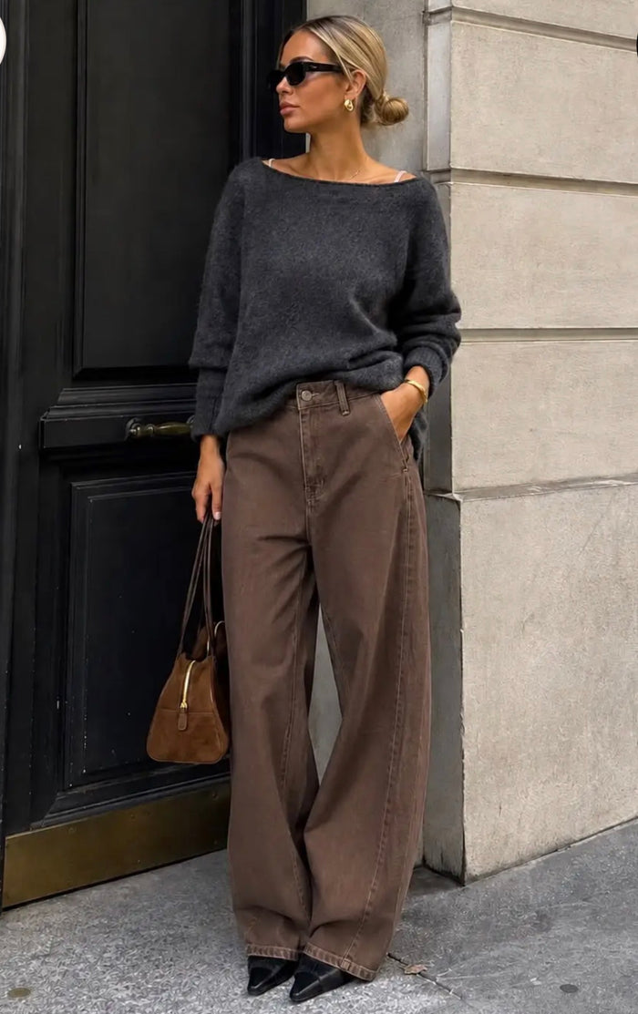 Pantalon FLO – Chocolat