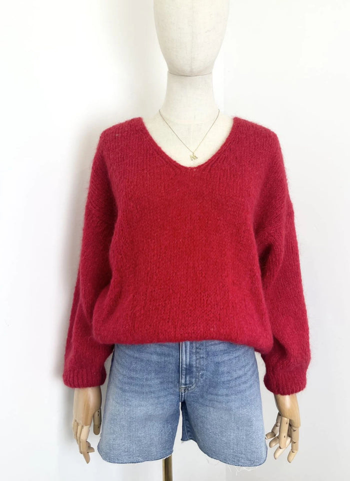 Pull Mila rouge