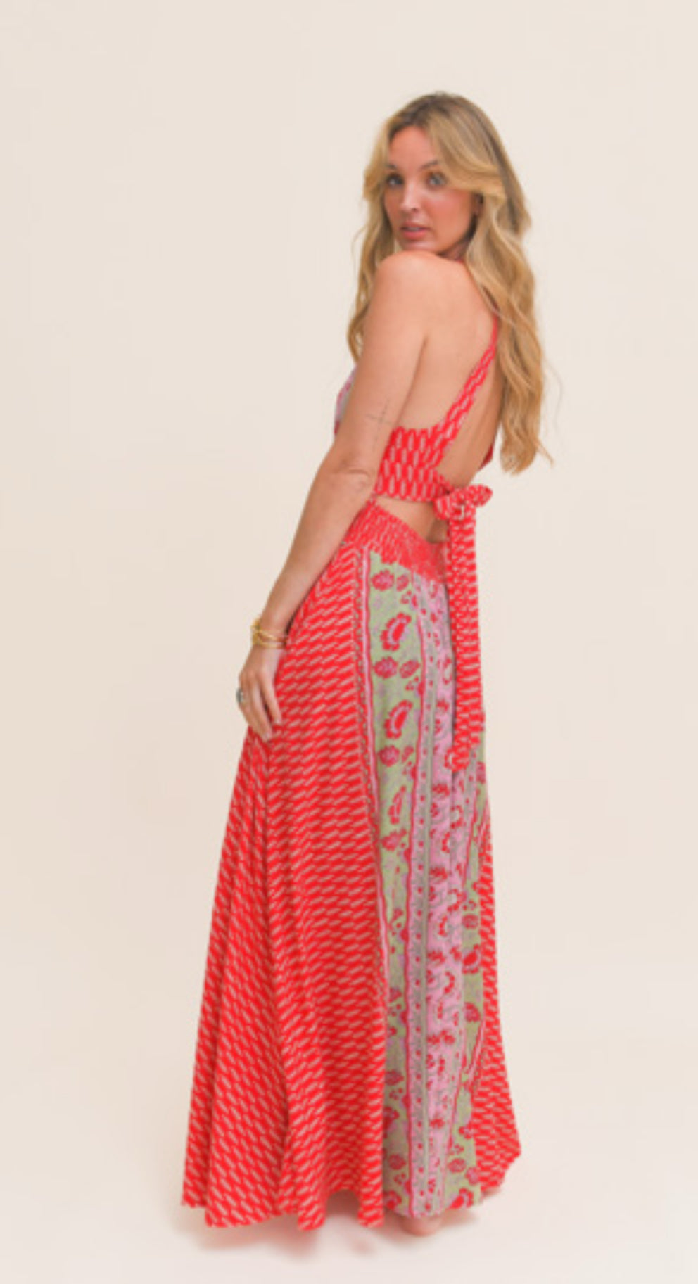 robe dos nu bohème chic été
	