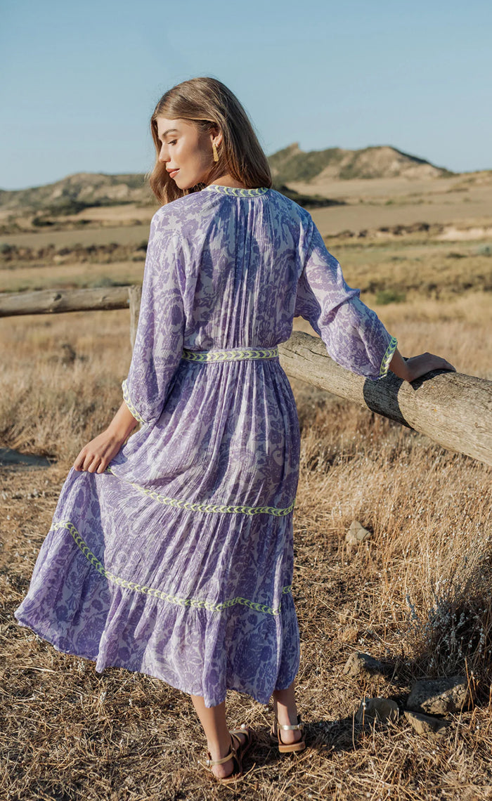Robe longue bohème LAVANDEA