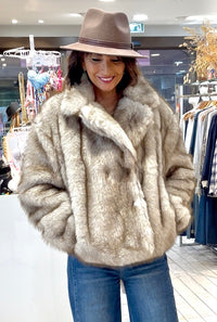 veste fausse fourrure oversize femme Gypsy Bohème