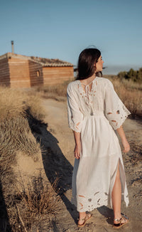 Robe Éclat Bohème Blanche