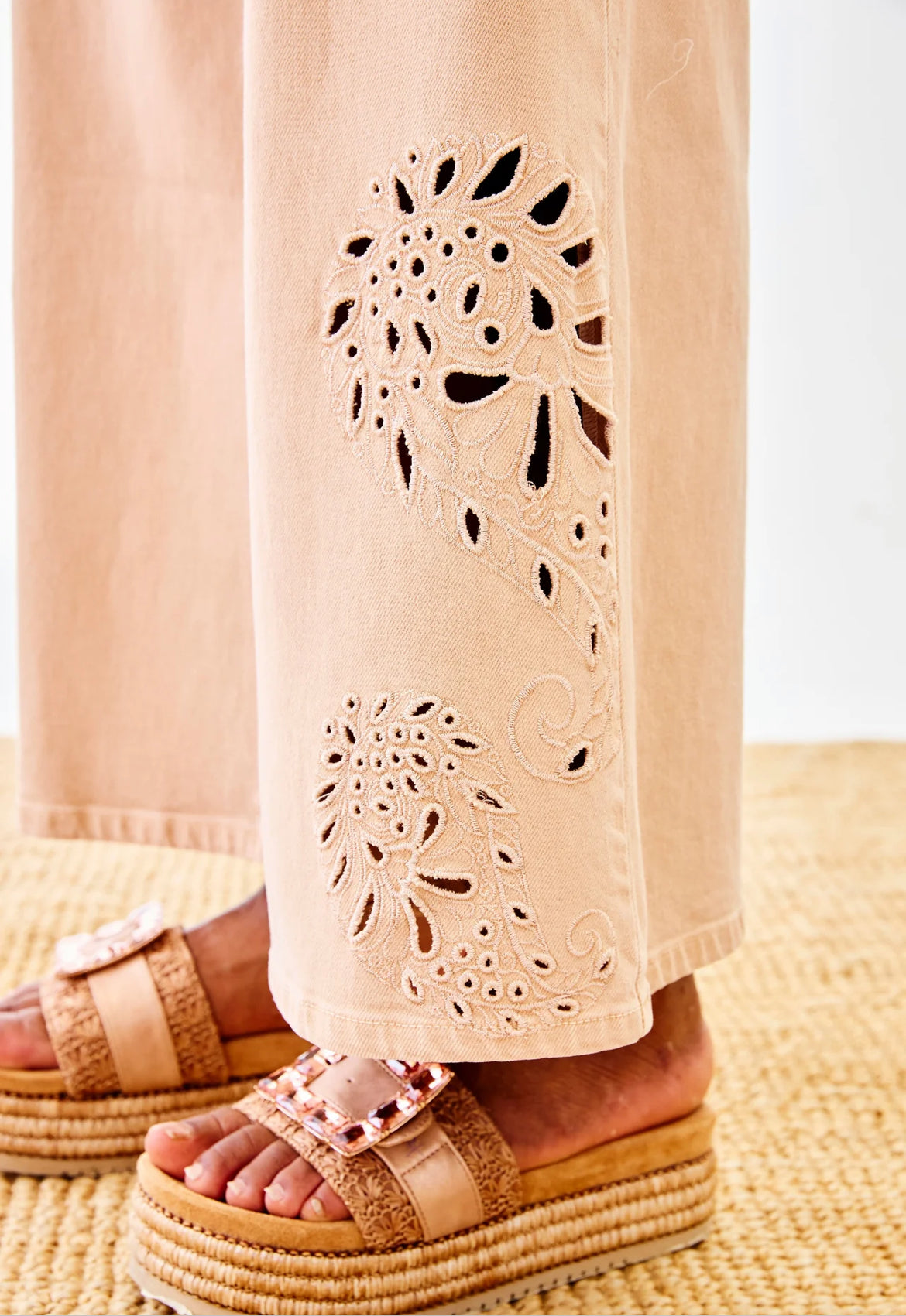 Pantalon Lyra Bohème Broderie