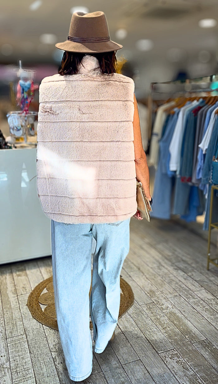 Veste sans manche NOVA  Beige