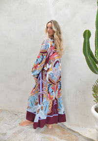 
robe bohème chic colorée