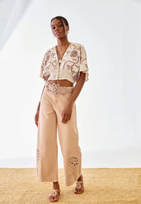 Pantalon Lyra Bohème Broderie