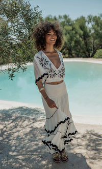 Ensemble bohème brodé TOSCANA