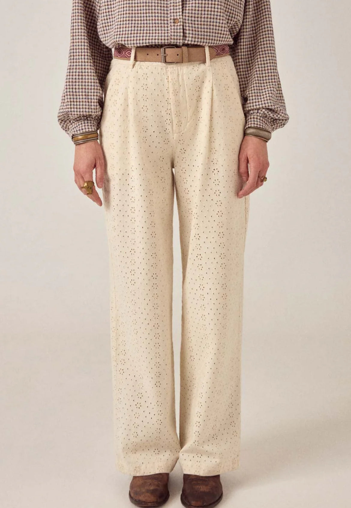 Pantalon Théodore écru