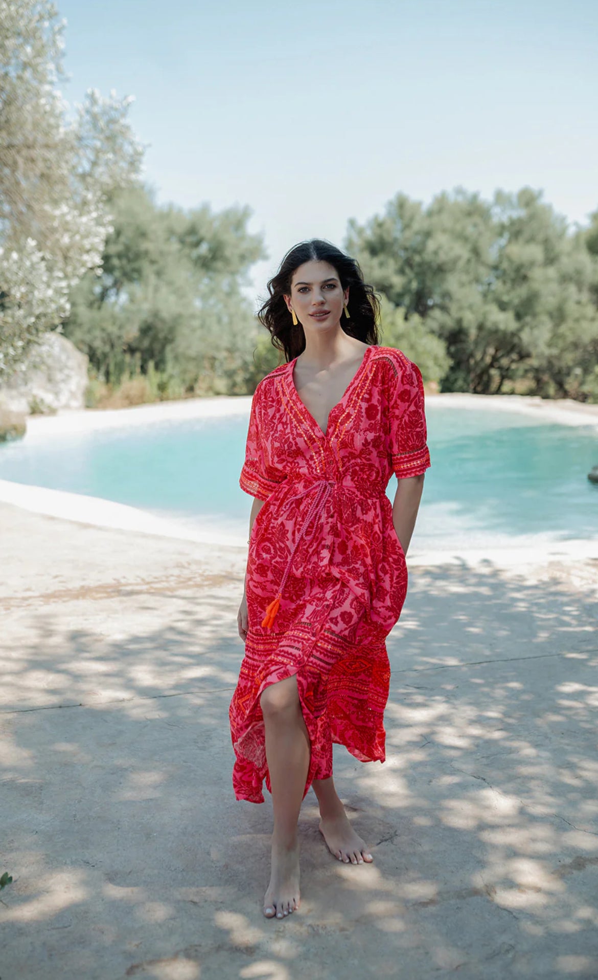 Robe longue bohème RIVA SUN