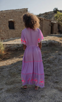 Robe Bohème Longue PALOMA PINK