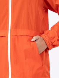 veste coupe vent femme orange