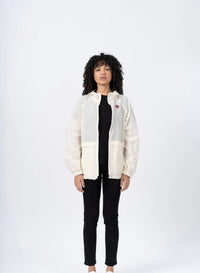 anorak blanc pour femme 