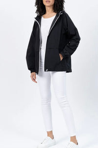 anorak noir femme tendance